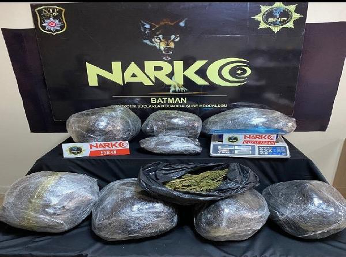 67 kilo esrar ele geçirildi; 2 kişi tutuklandı
