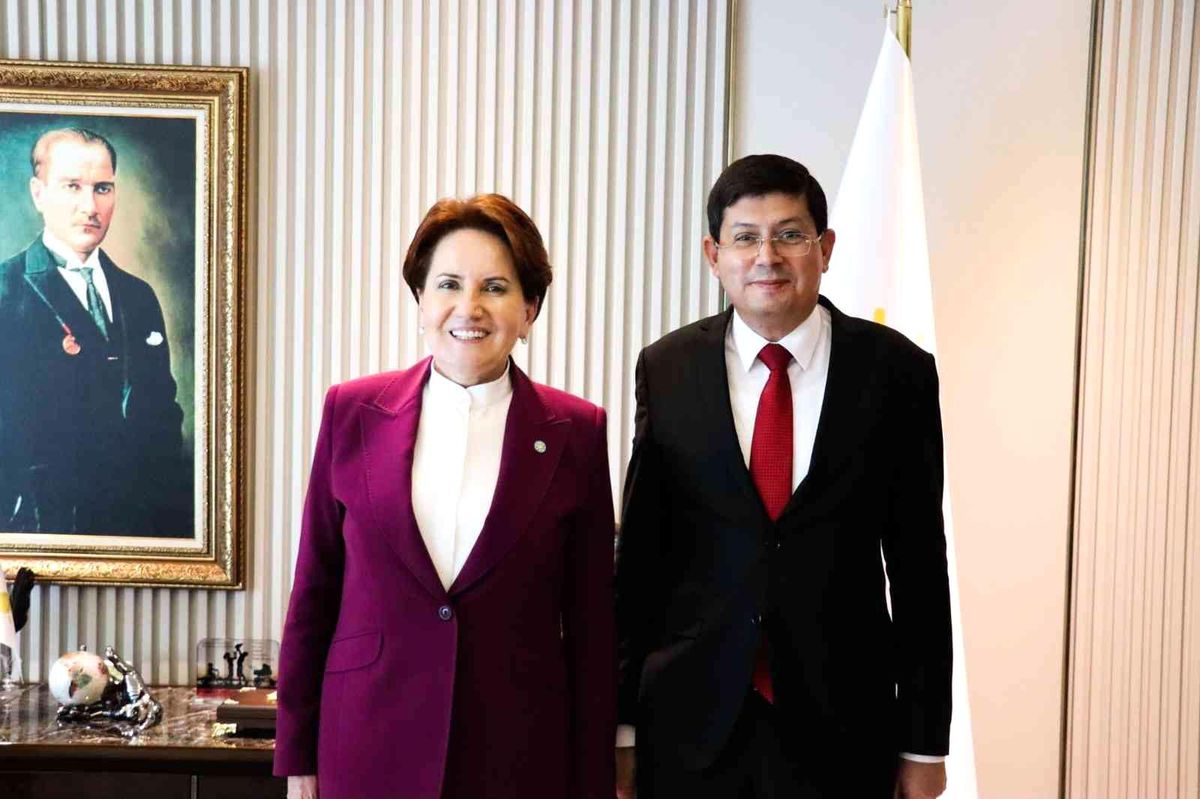 Başkan Özcan Akşener ile görüştü