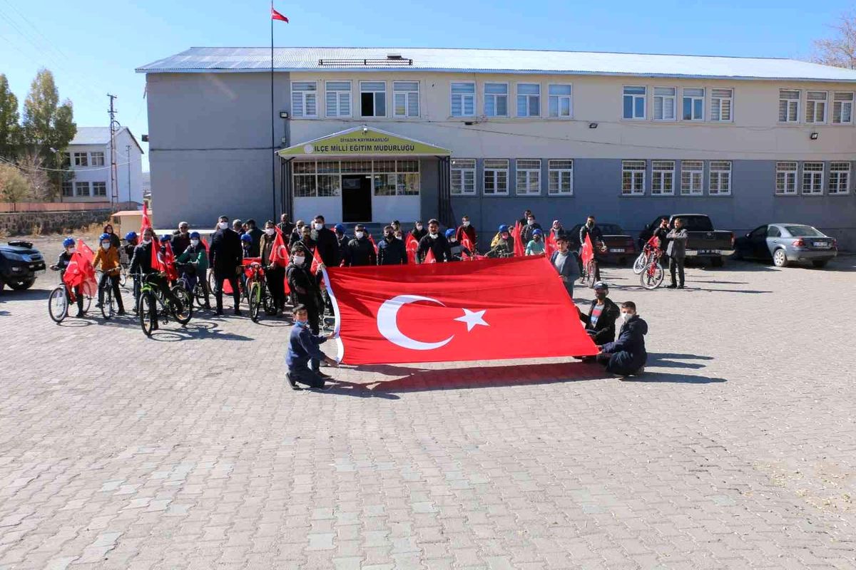 Diyadin\'de bisiklet turu düzenlendi