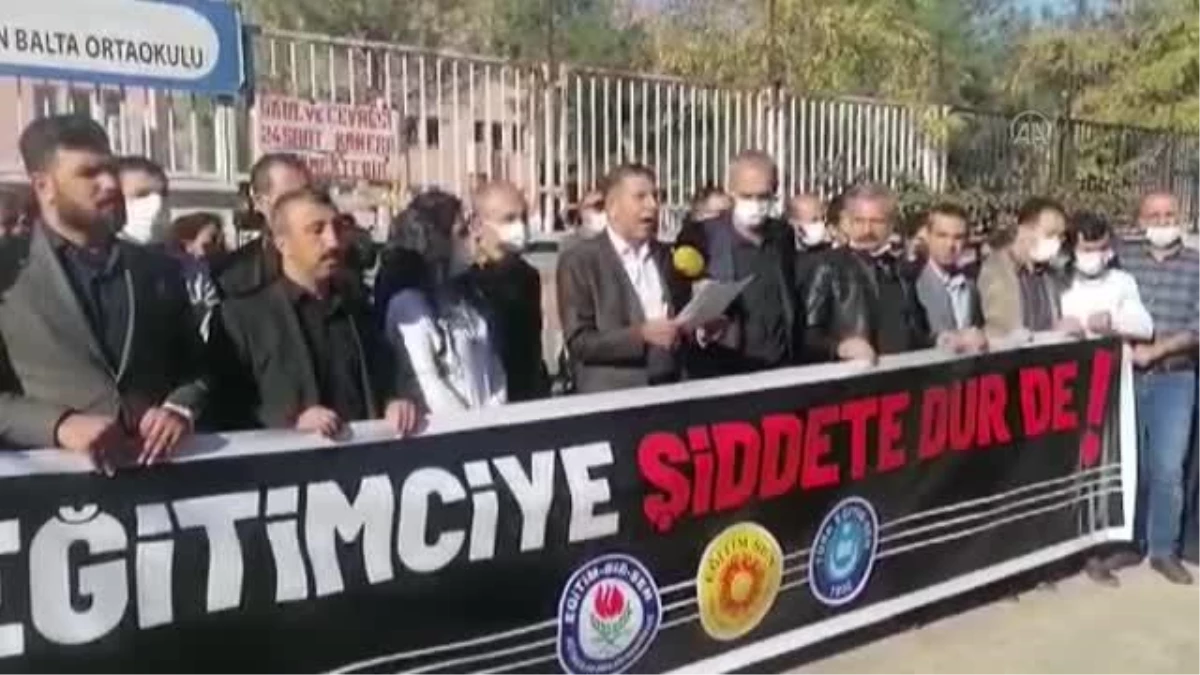 DİYARBAKIR - Bir veli oğlunu dövdüğü iddiasıyla öğretmeni darbetti