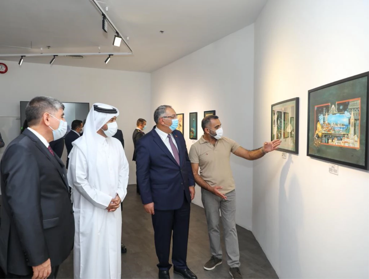 Doha\'daki Katara Kültür Köyü\'nde "Türk Minyatür Sanatı" sergisi