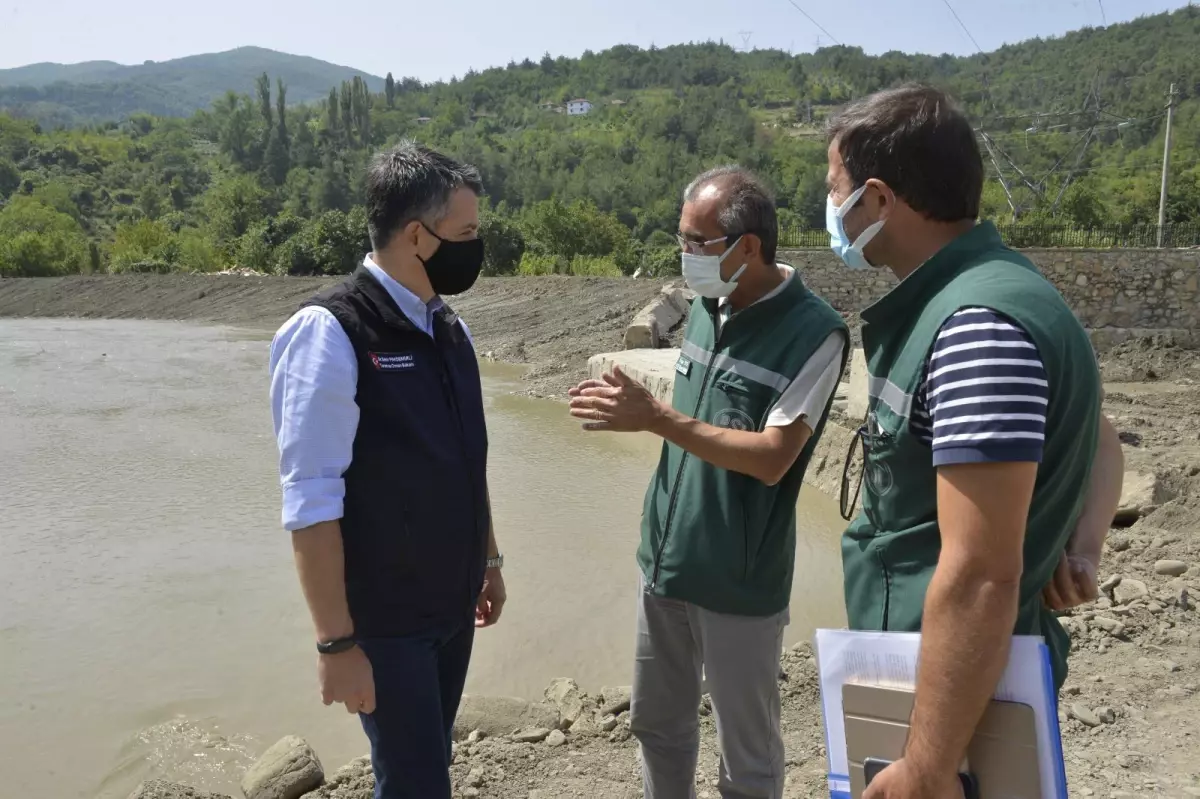 KASTAMONU BOZKURT EZİNE ÇAYINDA KALICI TESİS İNŞAATI BAŞLADI