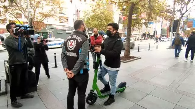 Elektrikli scooter kullanımına yönelik denetimler sürüyor