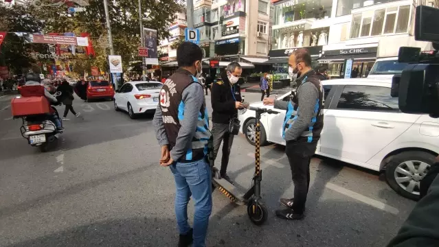 Elektrikli scooter kullanımına yönelik denetimler sürüyor