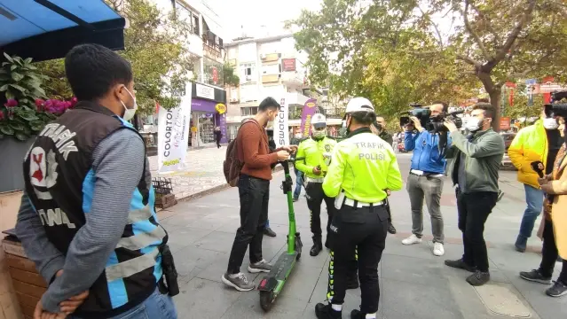 Elektrikli scooter kullanımına yönelik denetimler sürüyor