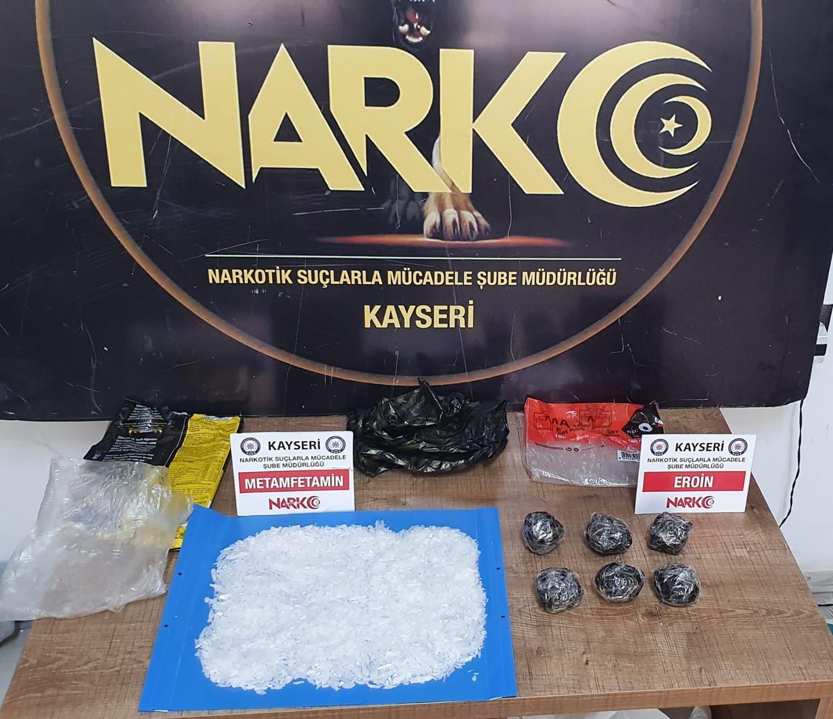 Kayseri\'de uyuşturucu operasyonunda 2 şüpheli yakalandı