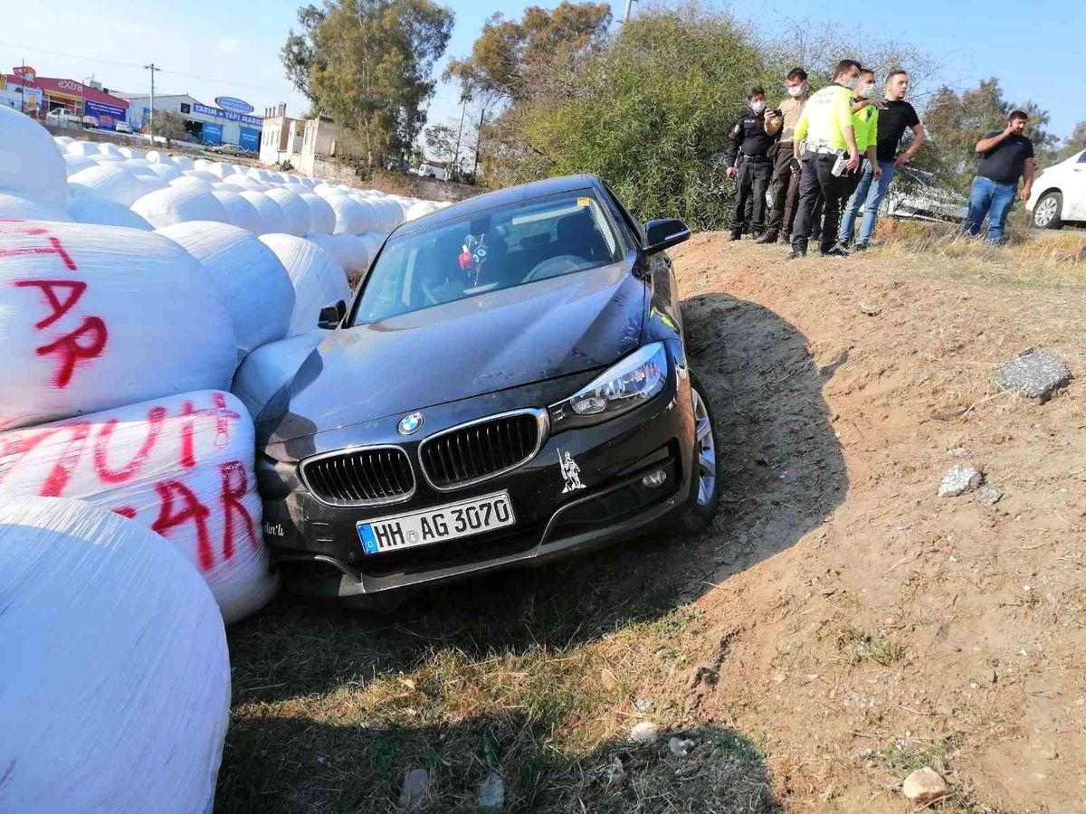Lüks otomobil şarampole uçtu: 1 yaralı