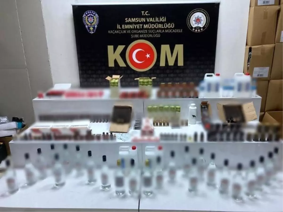 Samsun\'da eş zamanlı kaçakçılık operasyonu