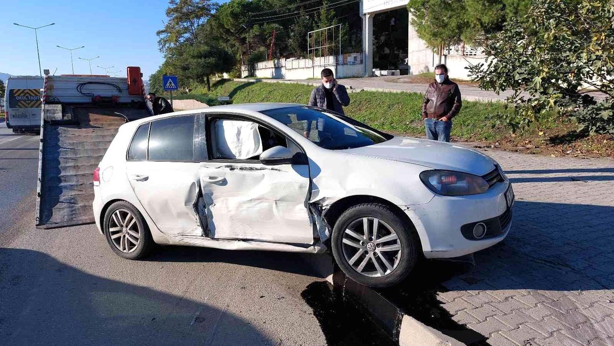 Son dakika haberi! Samsun\'da trafik kazası: 1 yaralı