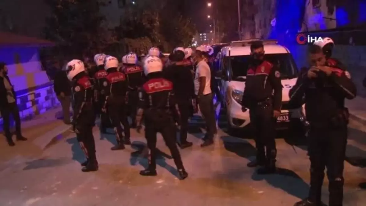 Sokak düğününde ortalık savaş alanına döndü