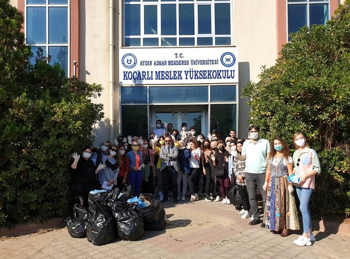 ADÜ Koçarlı MYO\'da çevre bilinci için farkındalık etkinliği düzenledi