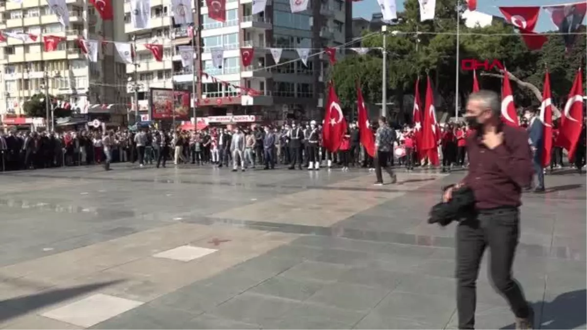 ANTALYA\'DA 29 EKİM KUTLAMALARI ÇELENK TÖRENİYLE BAŞLADI