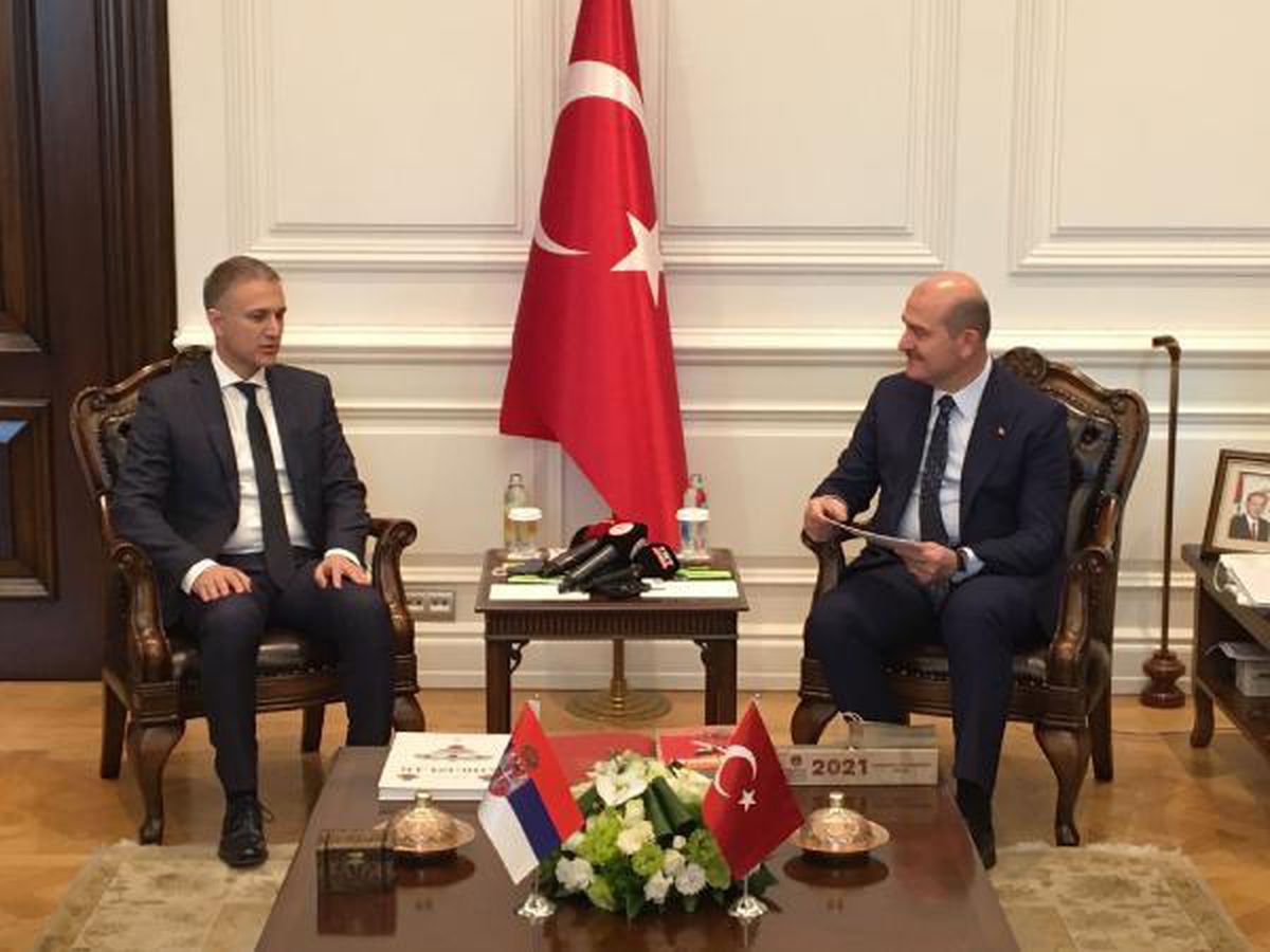 Bakan Soylu, Sırbistan Başbakan Yardımcısı Stefanoviç ile görüştü