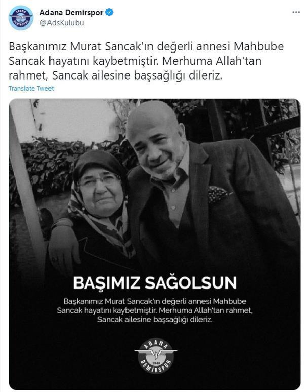 Başkan Murat Sancak\'ın acı günü