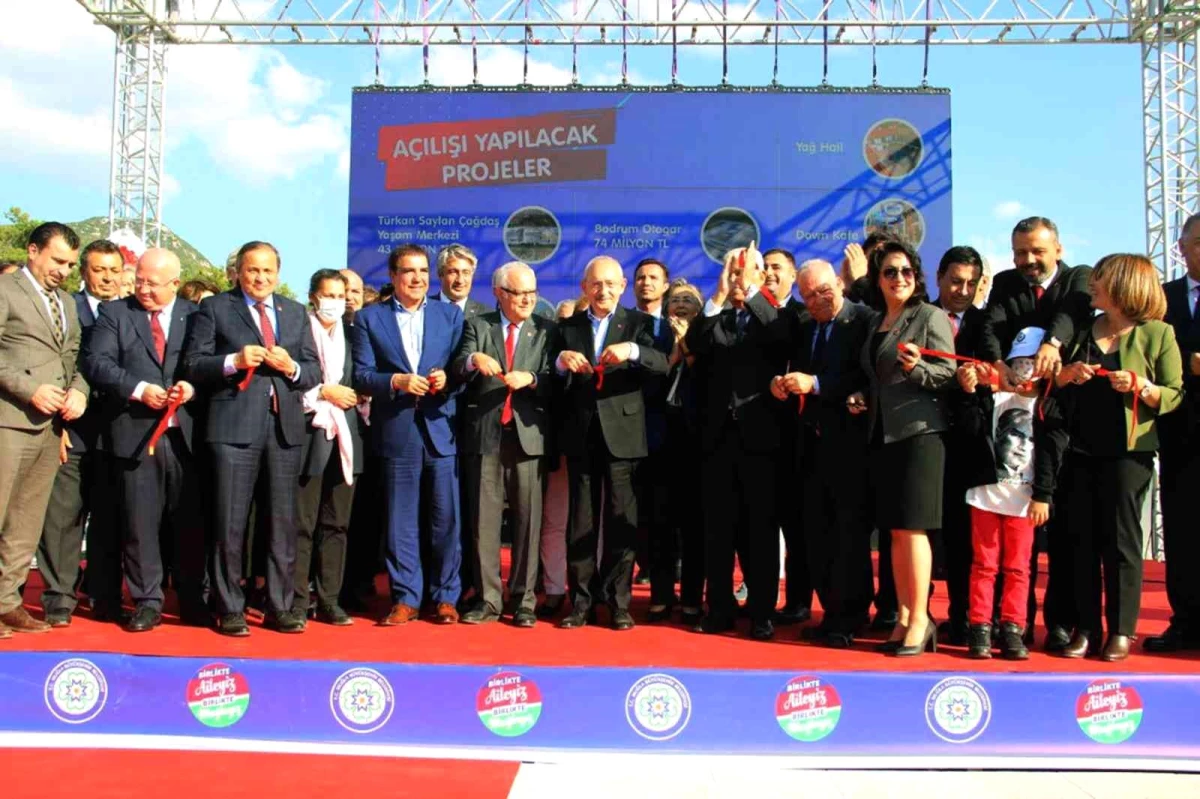 CHP Genel Başkanı Kılıçdaroğlu, Muğla\'da açılış ve temel atma törenine katıldı