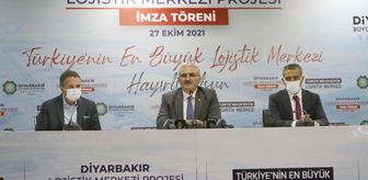 Diyarbakır'ı Orta Doğu ve Orta Asya pazarına açacak lojistik merkez için imza atıldı