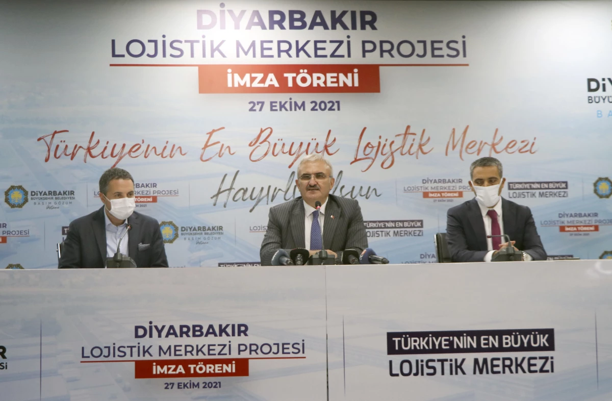 Diyarbakır\'ı Orta Doğu ve Orta Asya pazarına açacak lojistik merkez için imza atıldı