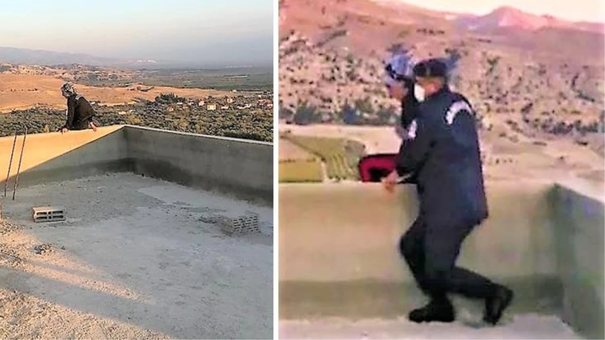 Jandarma, intihar girişiminde bulunan kadını kurtardı! O anlar saniye saniye kamerada