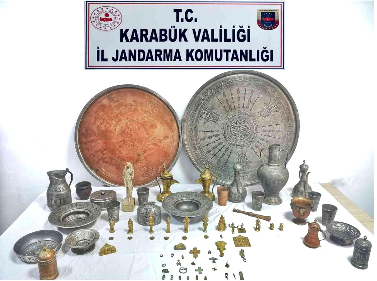 Karabük\'te 76 adet tarihi eser ele geçirildi