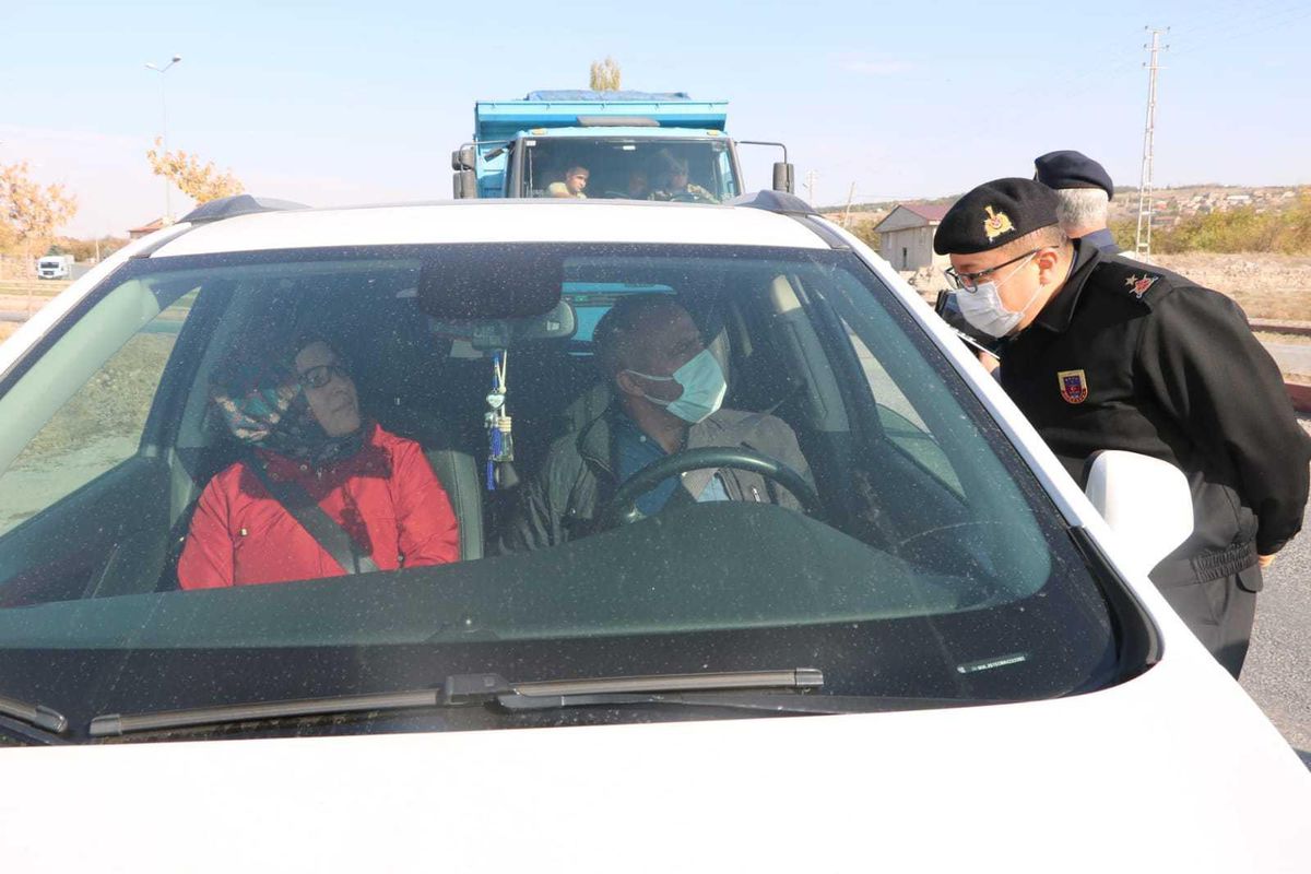 Son dakika haber... Kayseri\'de jandarmadan trafik denetimi
