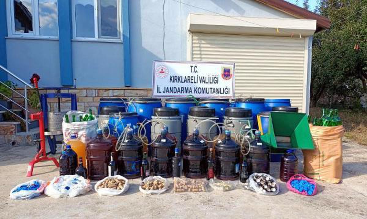 Kırklareli\'de sahte şarap üretim tesisine operasyon
