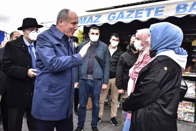 Memleket Partisi Genel Başkanı İnce, vatandaşlarla buluştu