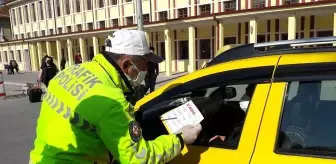 Ticari taksi şoförleri hem denetlendi hem de bilgilendirildi