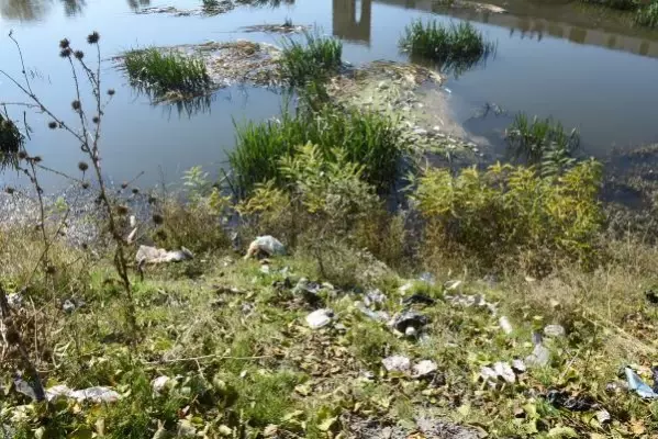 TUNCA NEHRİ ATIKLARLA ÇÖPLÜĞE DÖNDÜ