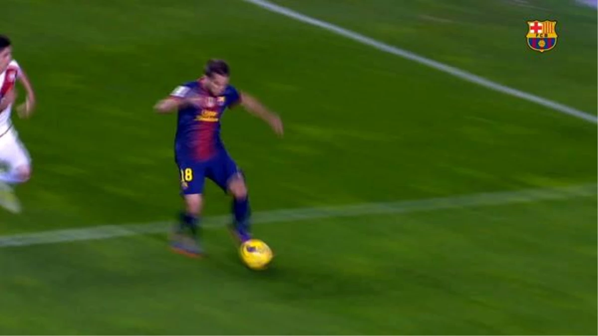 Xavi Rayo Vallecano Karşısında Barcelona Formasıyla 50. Golünü Atıyor
