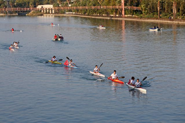 Cumhuriyet Bayramı kapsamında su korteji yapıldı