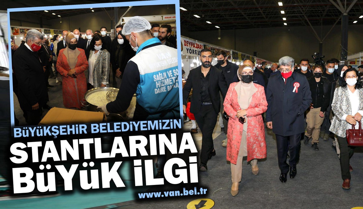 BÜYÜKŞEHİR BELEDİYESİ STANTLARINA FUARDA BÜYÜK İLGİ