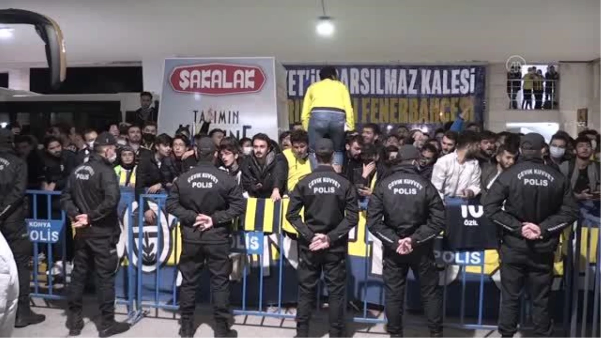 Fenerbahçe kafilesi, Konya\'ya geldi
