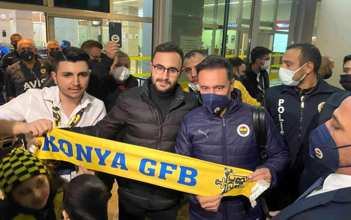 Fenerbahçe kafilesi Konya\'ya geldi