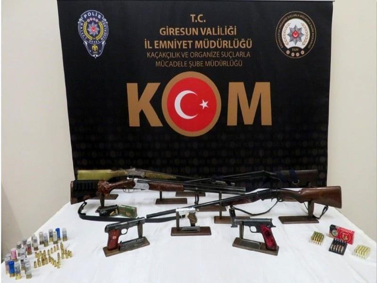 Son dakika haberi! Giresun\'da kaçak silah operasyonu