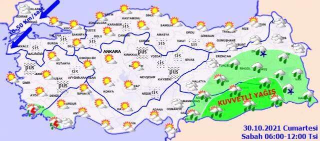 Meteoroloji bölge bölge uyardı: 8 ile kar, 11 ile kuvvetli yağış bekleniyor