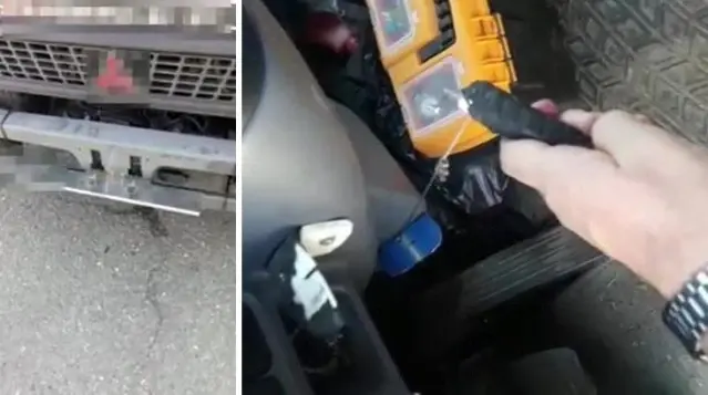 Bu kadarı pes dedirtti! Radara yakalanmamak için kamyon plakasına düzenek kurdular Bu kadarı pes dedirtti! Radara yakalanmamak için kamyon plakasına düzenek kurdular