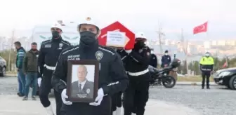 Kazada ölen polis memuru için tören düzenlendi