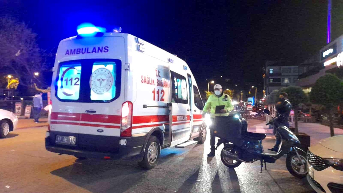 Otomobil ile motosiklet çarpıştı: 1 yaralı