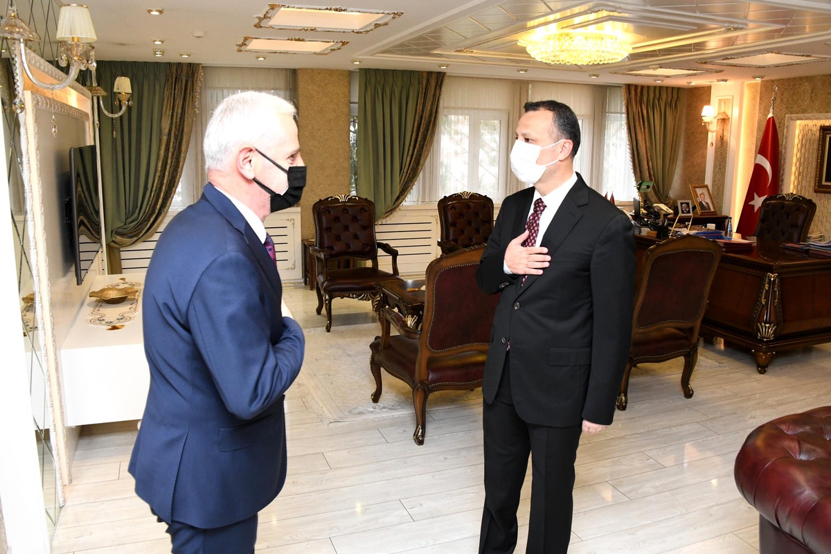 Valimiz Cumhuriyet Bayramı Kutlama Tebriklerini Kabul etti