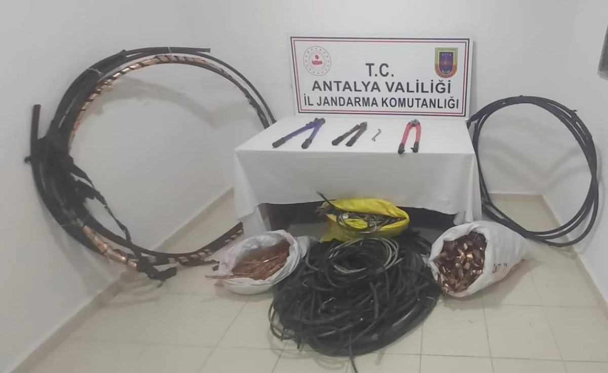 Antalya\'da kamu kurumundan hırsızlık yaptığı öne sürülen zanlı yakalandı