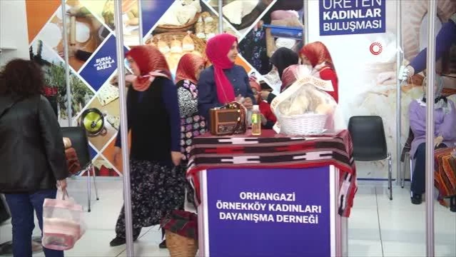 Bursa'nın üreten kadınları Cumhuriyet Bayramı etkinliğinde buluştu