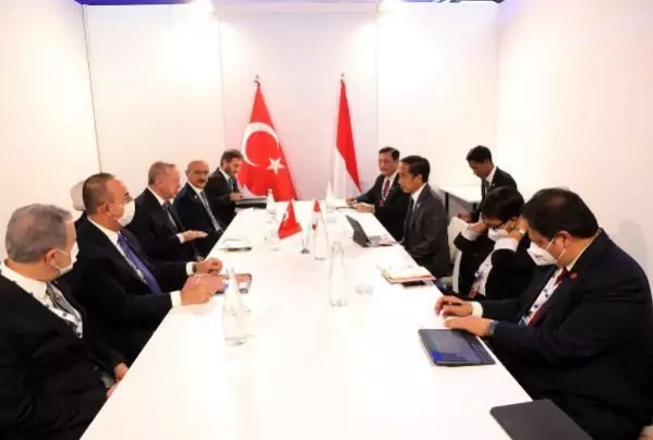 Son dakika: Cumhurbaşkanı Erdoğan, Endonezyalı mevkidaşı ile görüştü