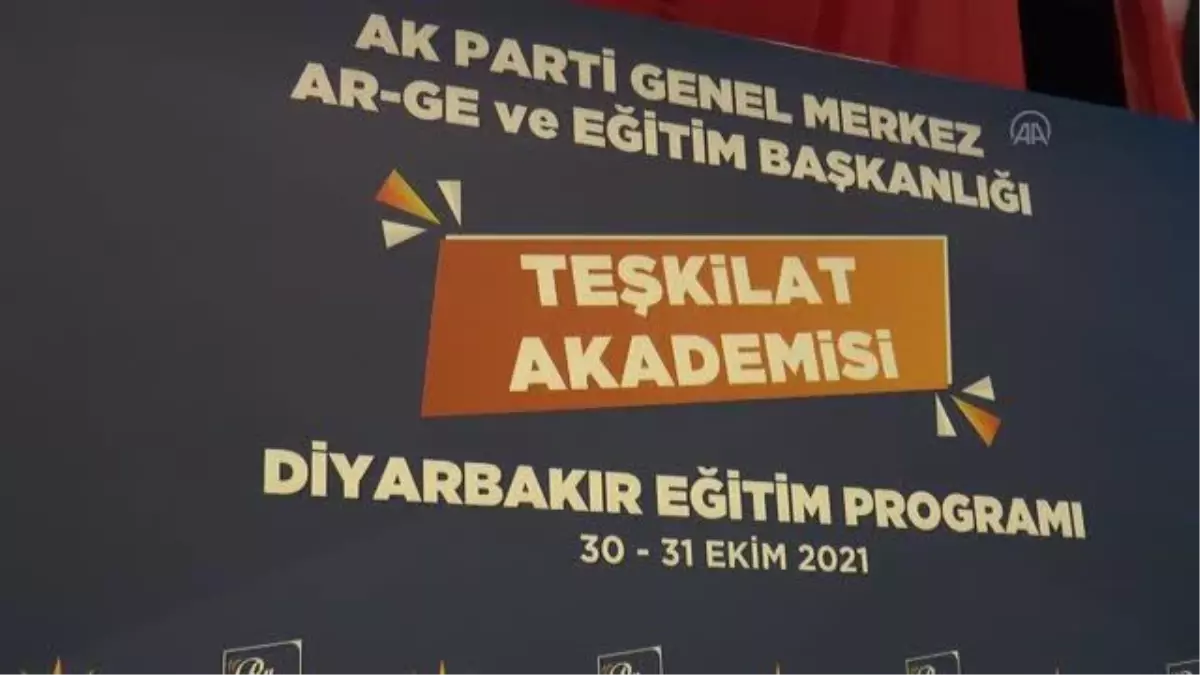 DİYARBAKIR - AK Parti "Teşkilat Akademisi" programı yapıldı