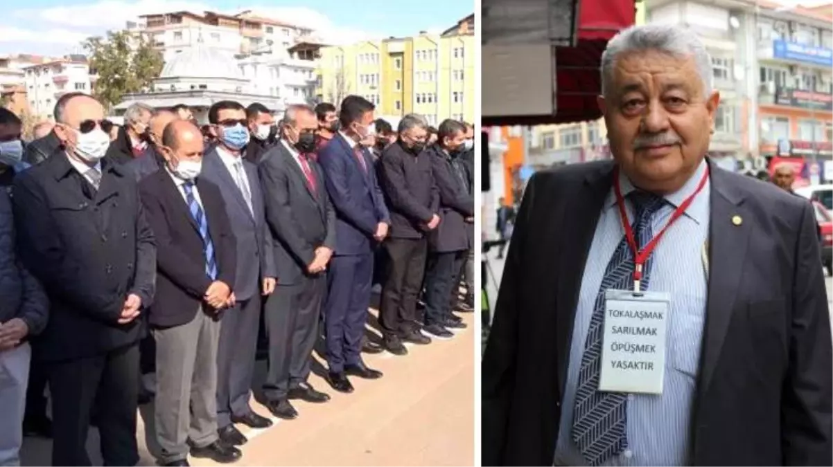 Yakasına "tokalaşmak, sarılmak, öpüşmek yasaktır" yazılı pankartla dolaşan başkanı virüse yenik düştü