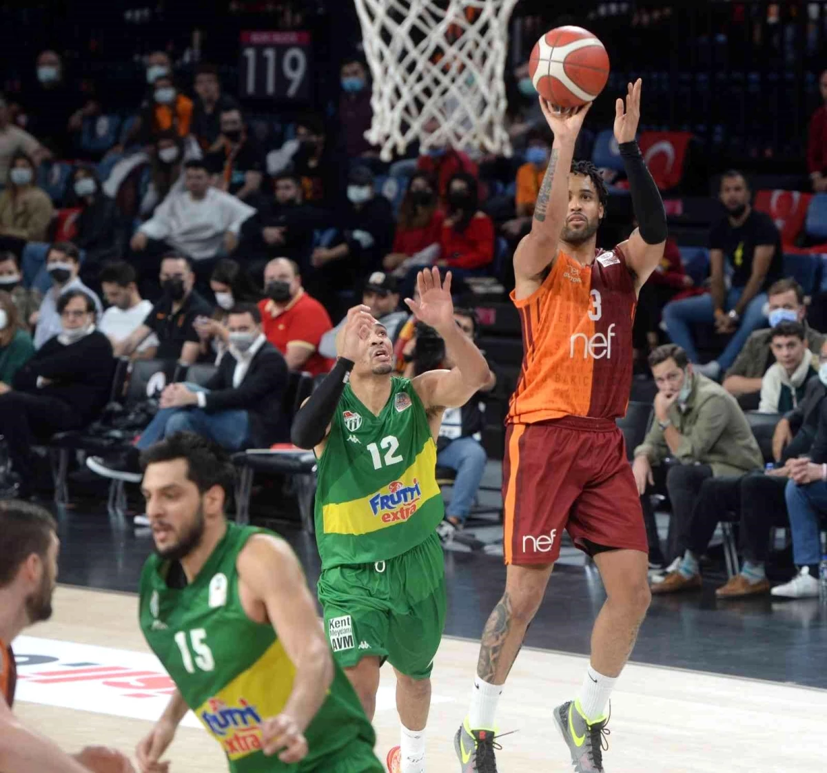ING Basketbol Süper Ligi: Galatasaray: 99 Bursaspor: 84