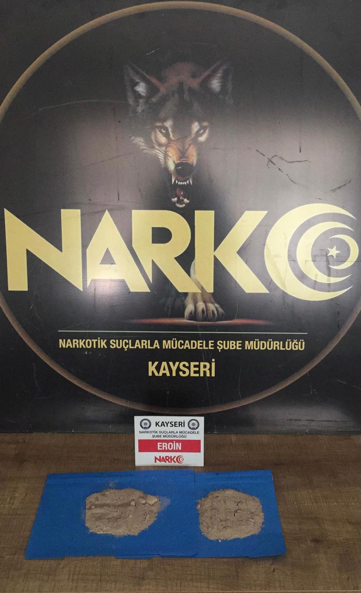 Kayseri\'de yolcu otobüsünde 110 gram eroin ele geçirildi