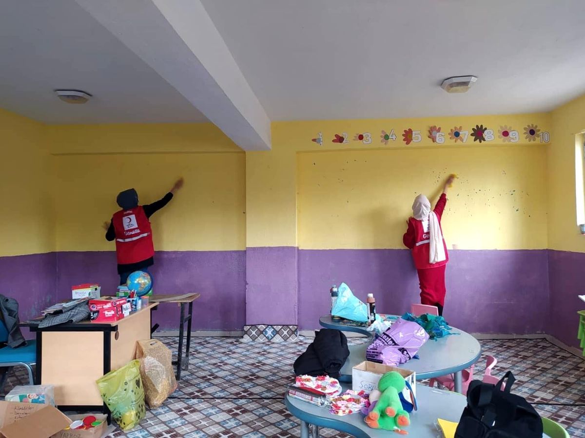 Kızılay gönüllülerindenden anasınıfı öğrencilerine sürpriz