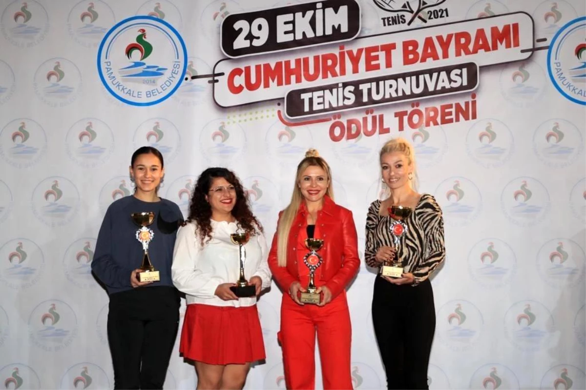 Pamukkale Belediyesi Tenis Turnuvası\'nda kupalar sahibini buluyor