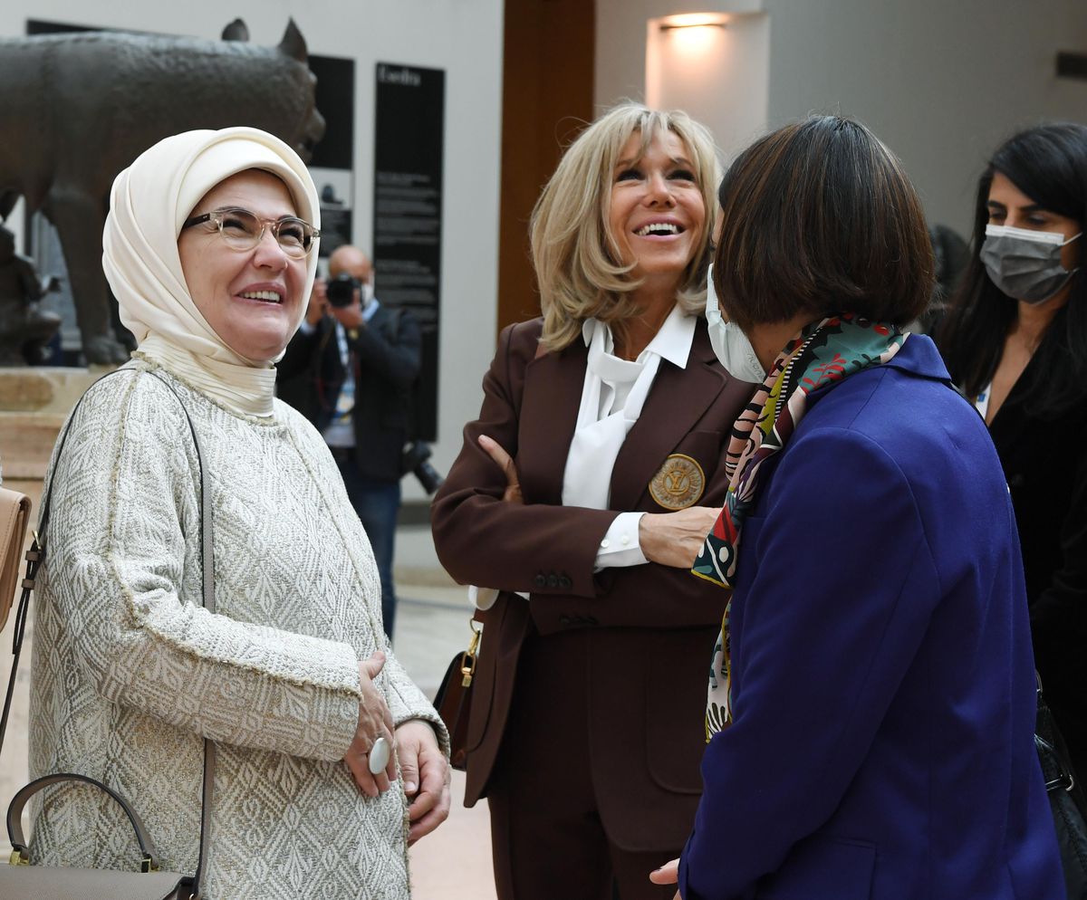 Emine Erdoğan, Roma\'da Capitolini Müzesi\'ni ziyaret etti