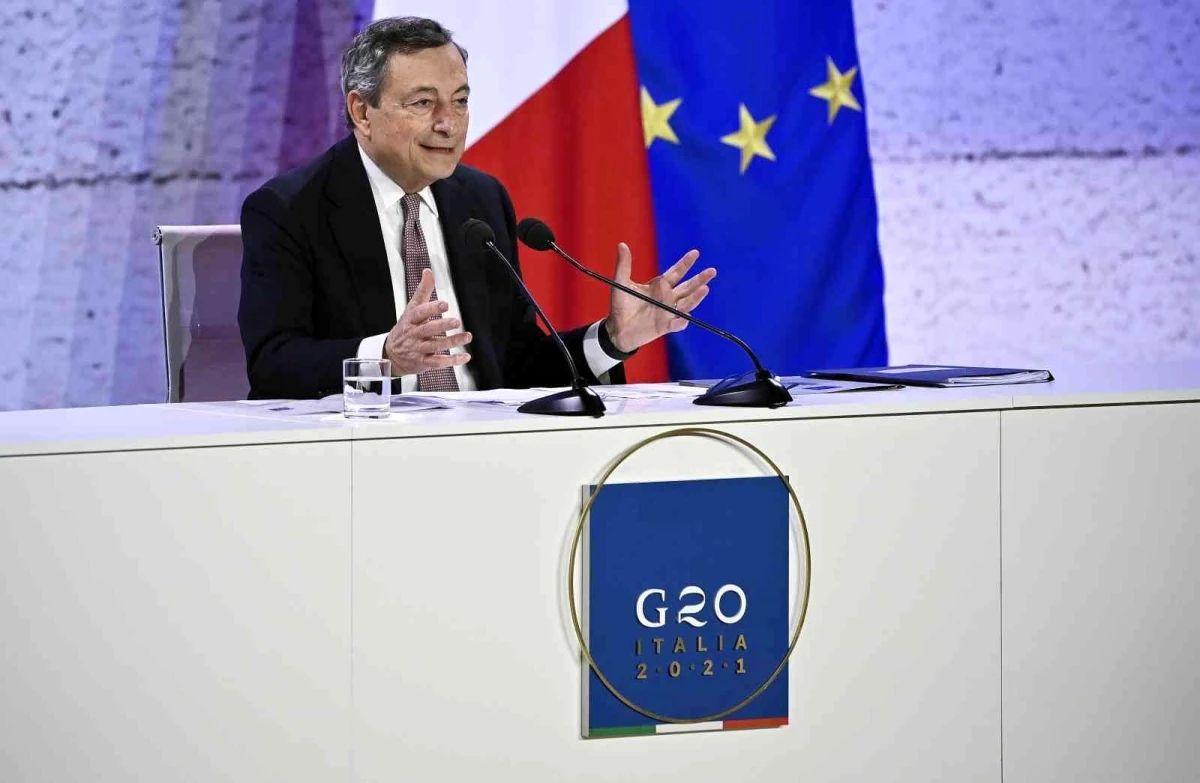 İtalya Başbakanı Draghi: "G20 liderleri küresel ısınmayı 1,5 derecede sınırlamayı taahhüt etti"